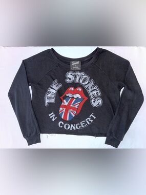 Bravado size small Black the stones in concert Rolling Stones long sleeve shirt